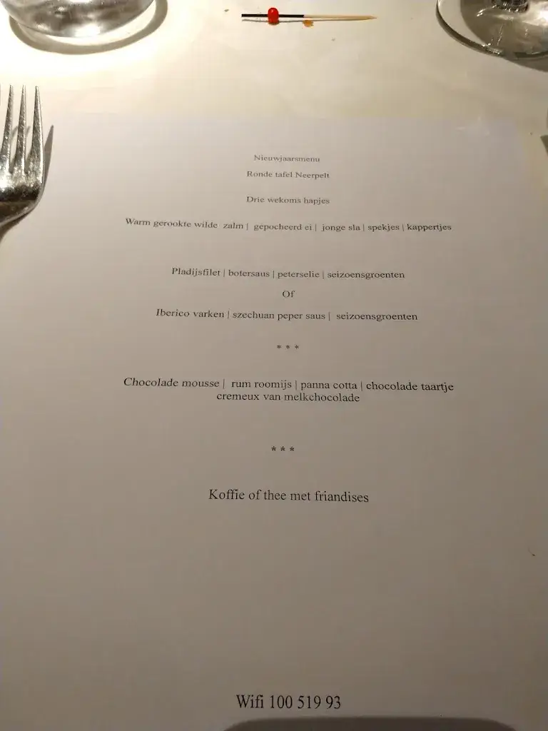 Menü_Le Soleil_Lommel_Bild_2