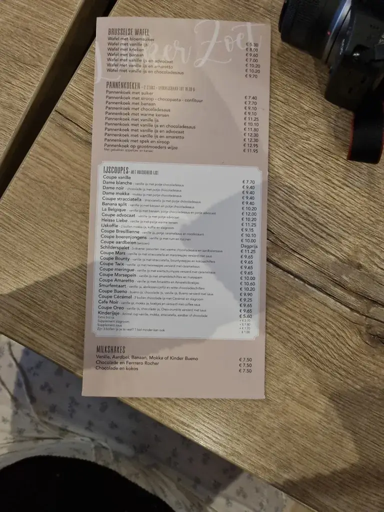 Menu_the Scheppe_Lommel_image_1