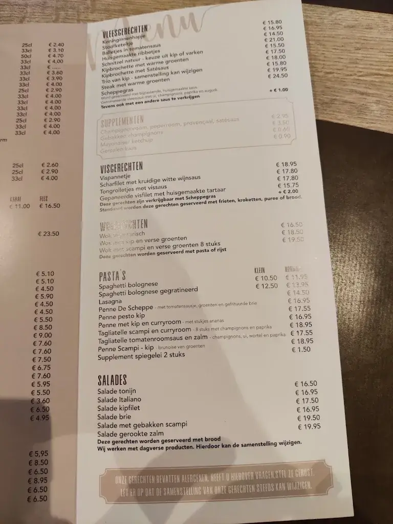 Menu_the Scheppe_Lommel_image_3