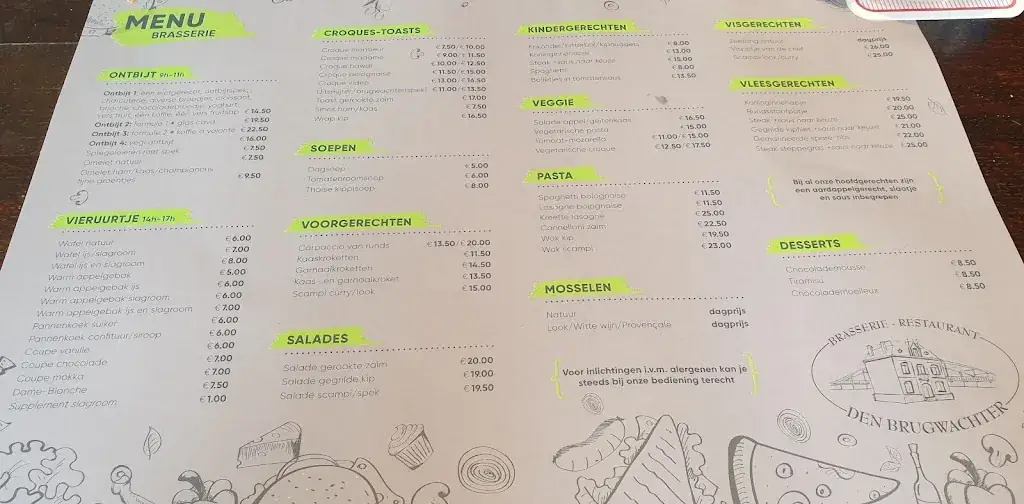 Menu_Den Brugwachter_Lommel_imagen_1