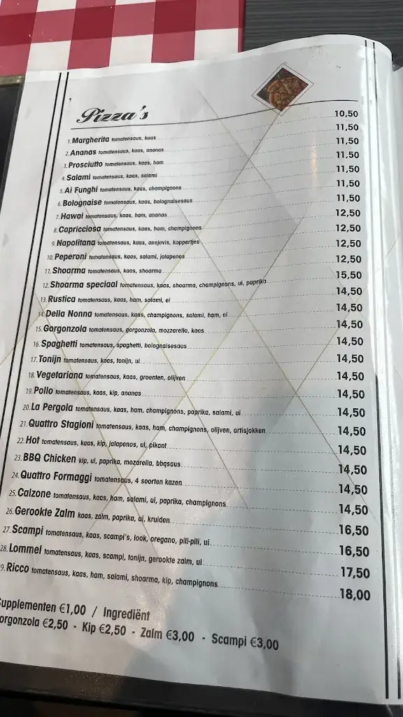 Menü_La Pergola 2_Lommel_Bild_1