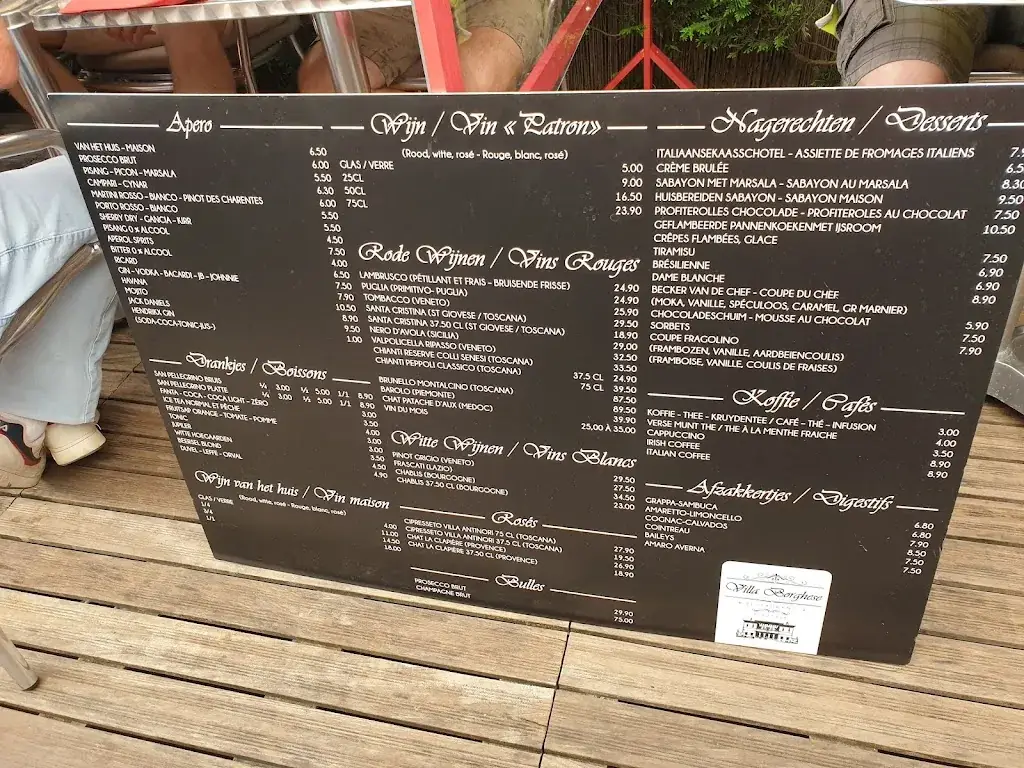 Menu_Adriano's Wine & Pasta Bar_Beersel_imagen_1