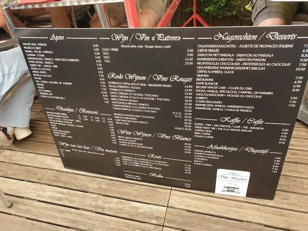 Menu_Adriano's Wine & Pasta Bar_Beersel_imagen_2