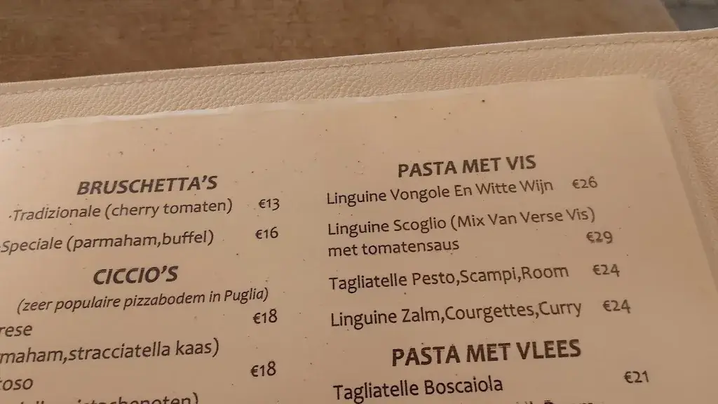 Menu_La Brasseria De Middenstand_Merelbeke-Melle_imagen_1