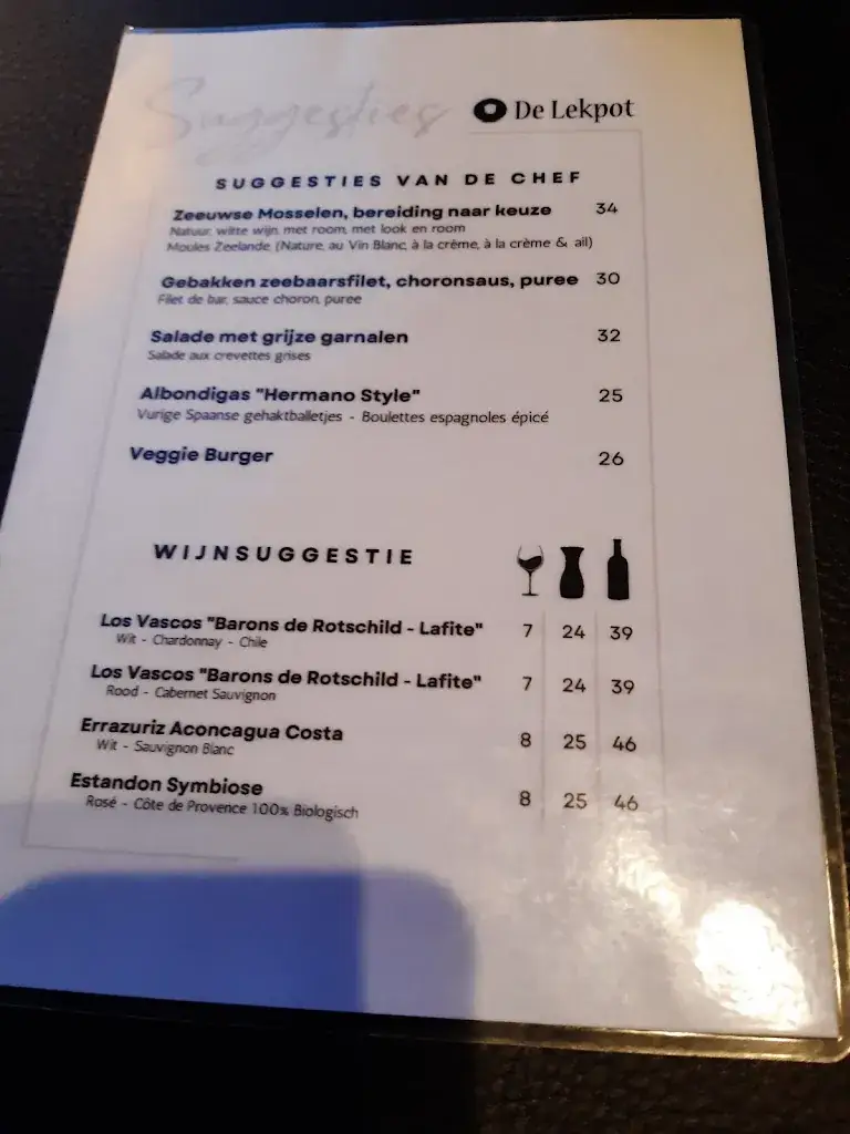 Menu_De Lekpot Middelkerke_Middelkerke_imagen_1