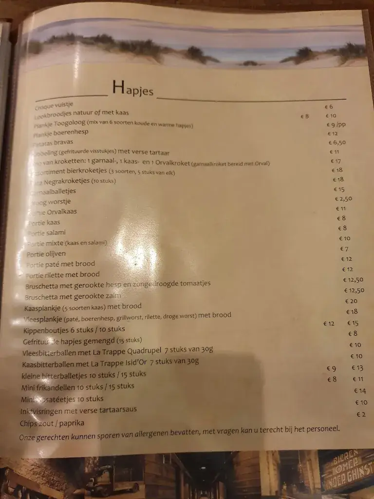 Menü_Den Toogoloog_Middelkerke_Bild_4