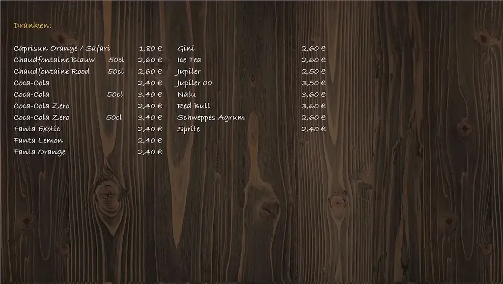 Menu_‘t goudBruyne frietje_Lokeren_image_4