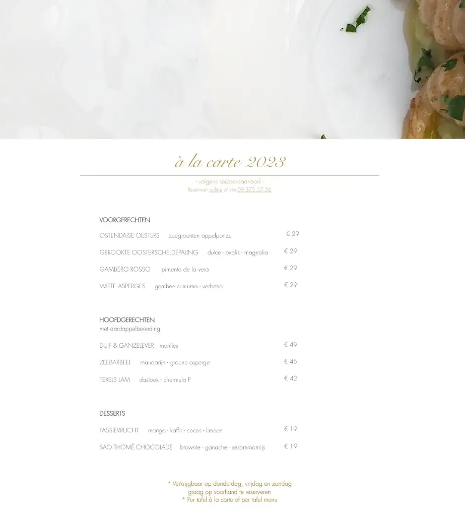 Menu_'t Aards Paradijs_Deinze_image_1