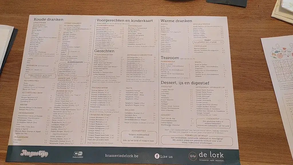 Menu_Brasserie De Lork_Deinze_image_1