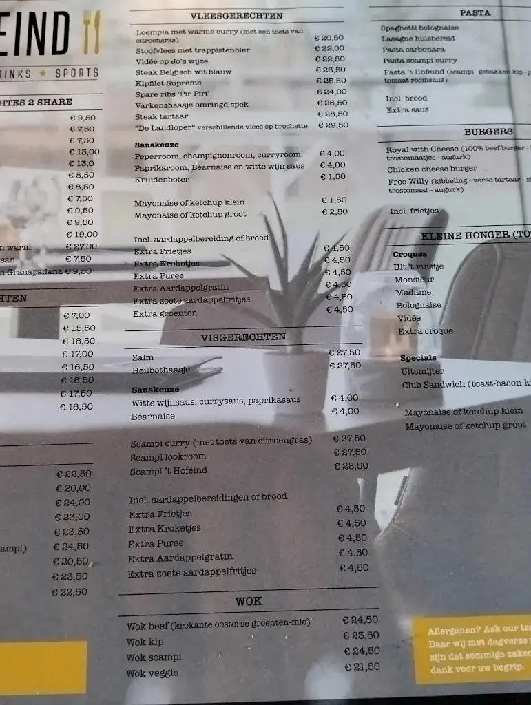 Menu_Brasserie 't Hofeind_Merksplas_image_3