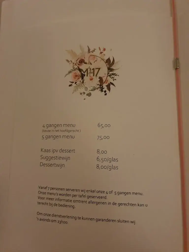 Menu_Restaurant Marché 17_Turnhout_image_2