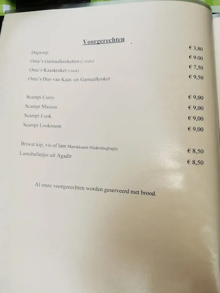 Menu_Opa's Eethuisje_Nijlen_image_4