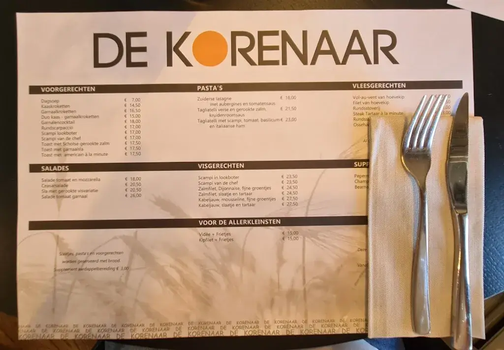 Menu_De Korenaar bvba_Olen_image_1