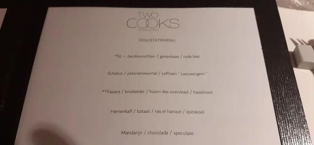 Menü_Two Cooks_Zottegem_Bild_1
