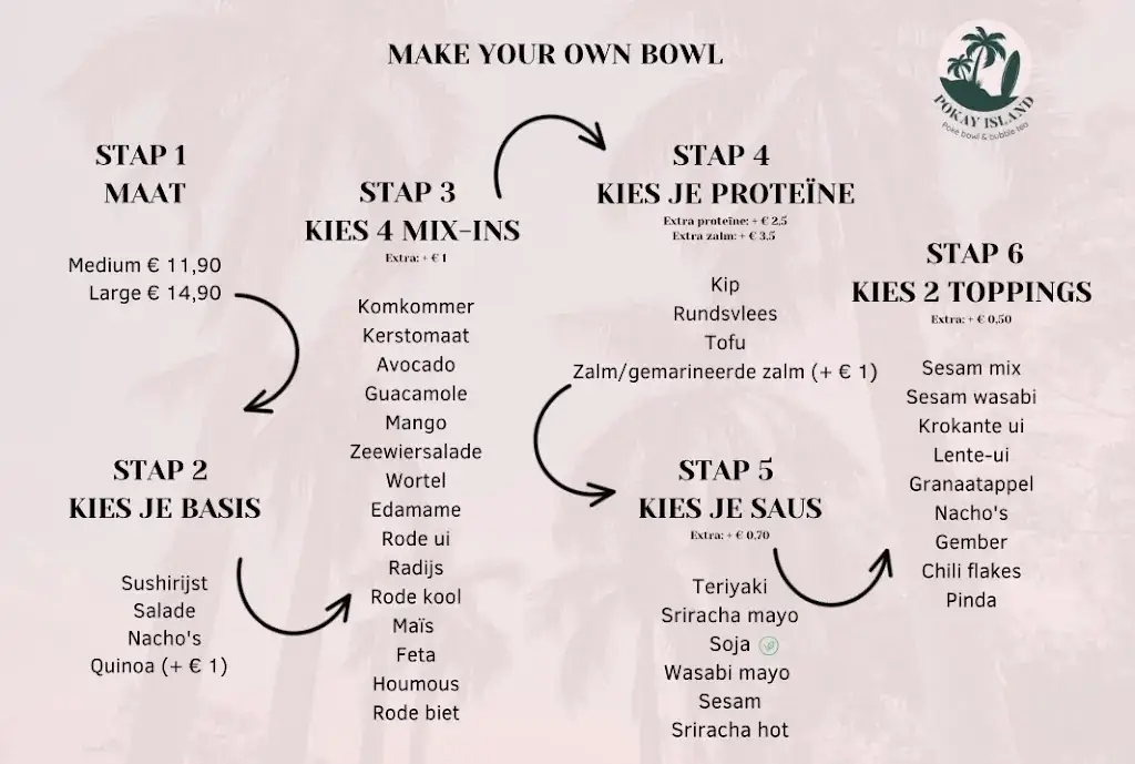 Menü_Pokay Island_Ninove_Bild_2