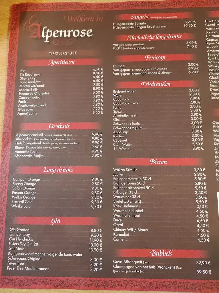 Menu_Tiroler Stube Alpenrose_Ninove_image_3