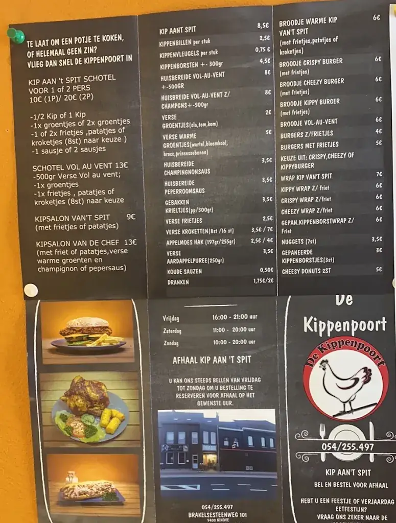 Menü_De Kippenpoort_Ninove_Bild_1