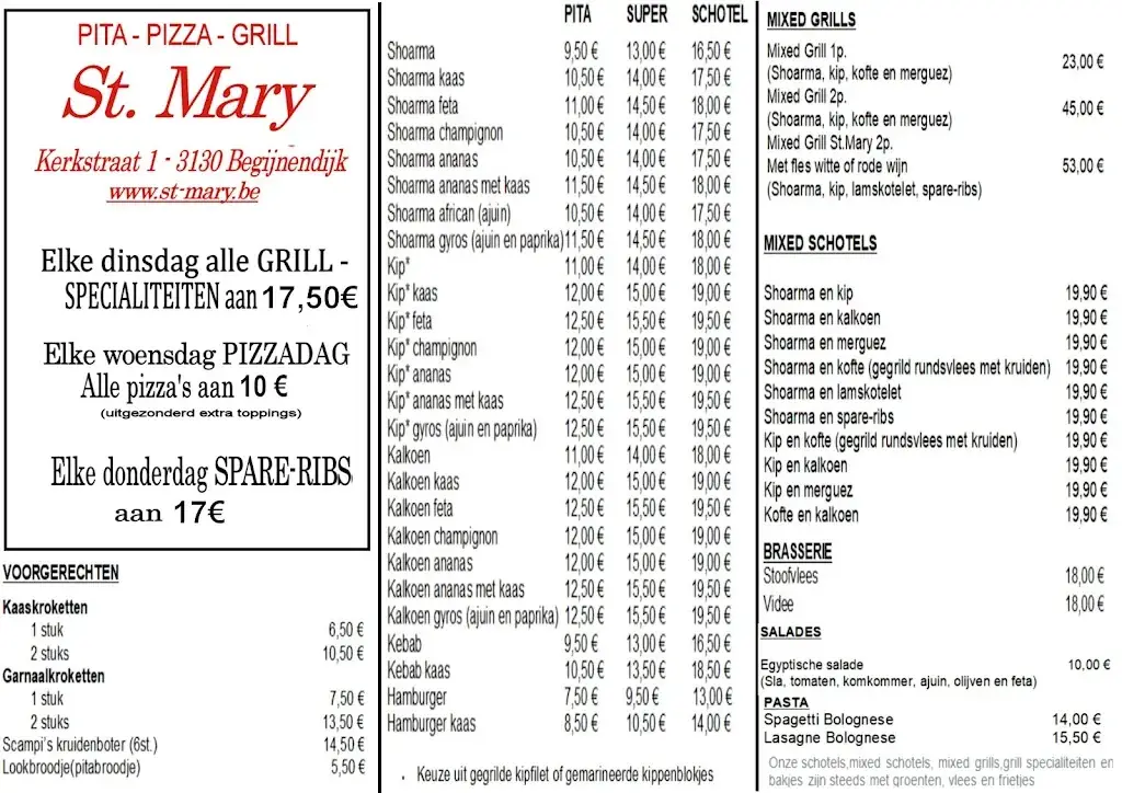 Menü_St. Mary_Begijnendijk_Bild_2