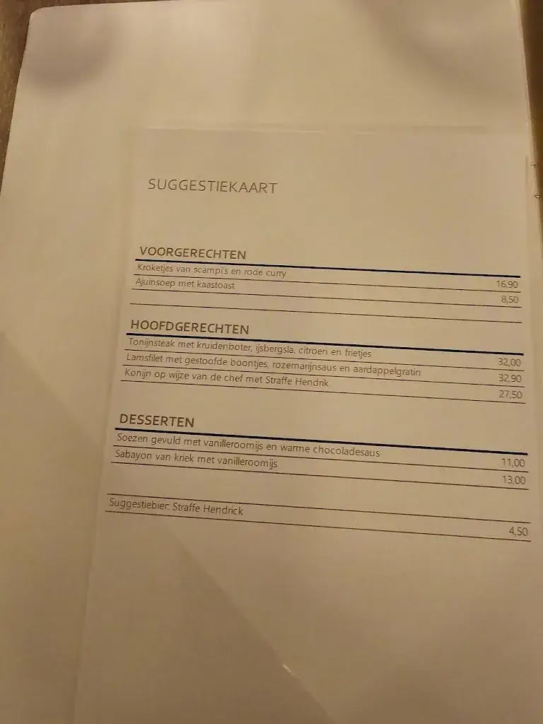Menu_Brasserie St.Jean_Oud-Heverlee_imagen_1