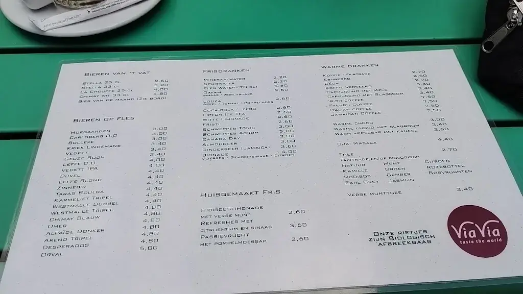 Menu_ViaVia Travel Café_Leuven_image_3