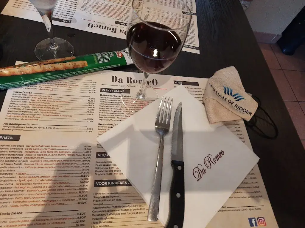 Menü_Da Romeo_Oudenaarde_Bild_3