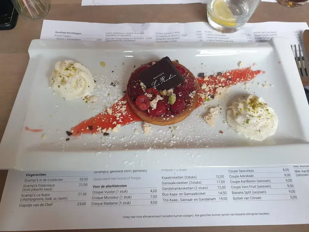 Menu_Brasserie Le Rubin_Oudenaarde_image_3