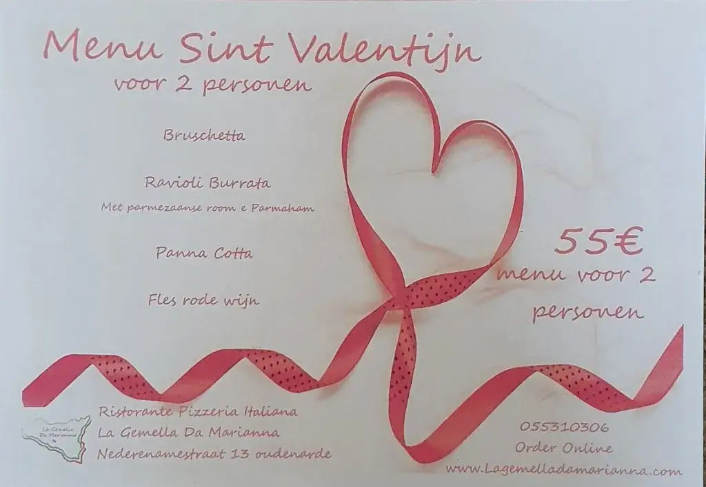 Menü_La Gemella Da Marianna_Oudenaarde_Bild_2