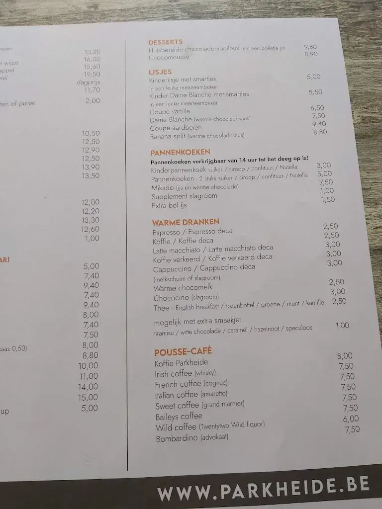 Menu_Brasserie Parkheide_Tremelo_image_3