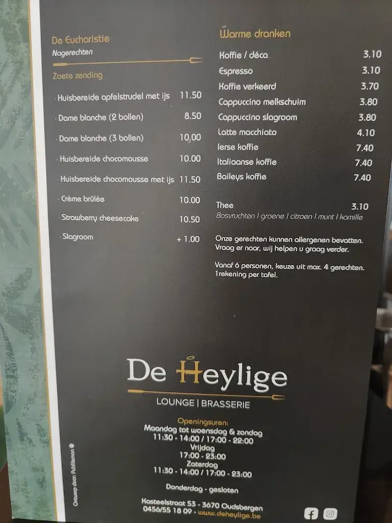 Menü_De Heylige_Oudsbergen_Bild_1