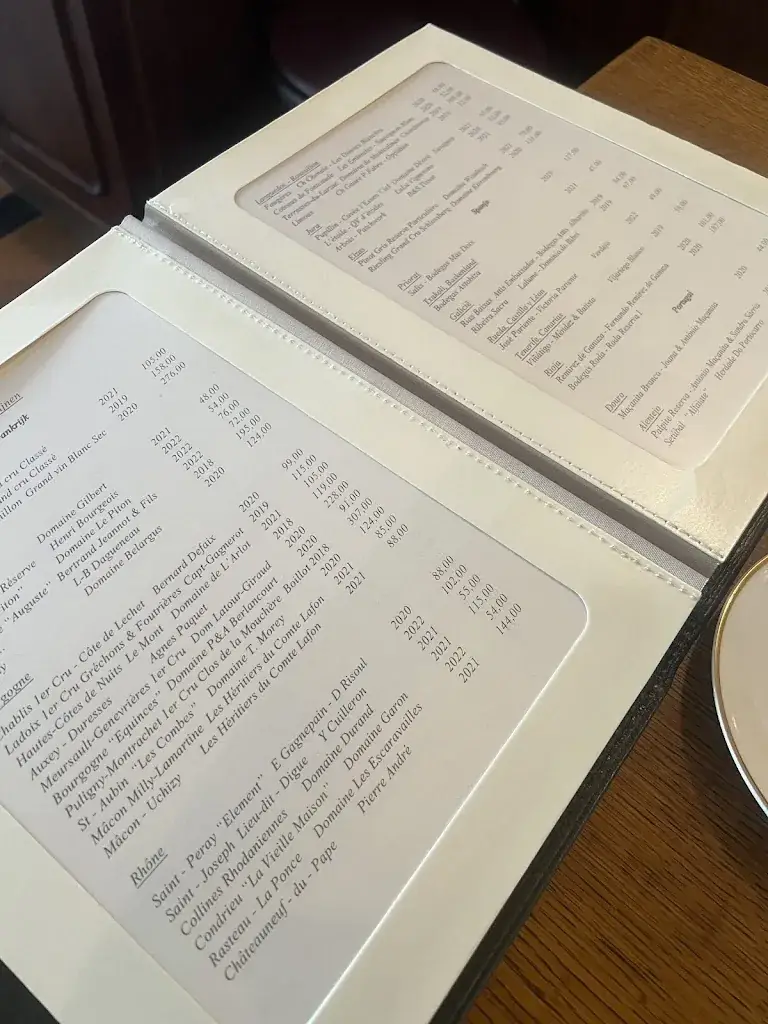 Menu_Bistrot Du Nord_Antwerpen_image_1