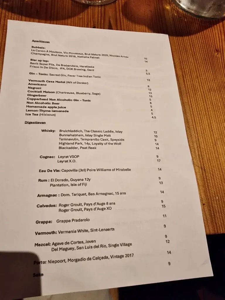 Menu_Restaurant Veranda_Antwerpen_image_1