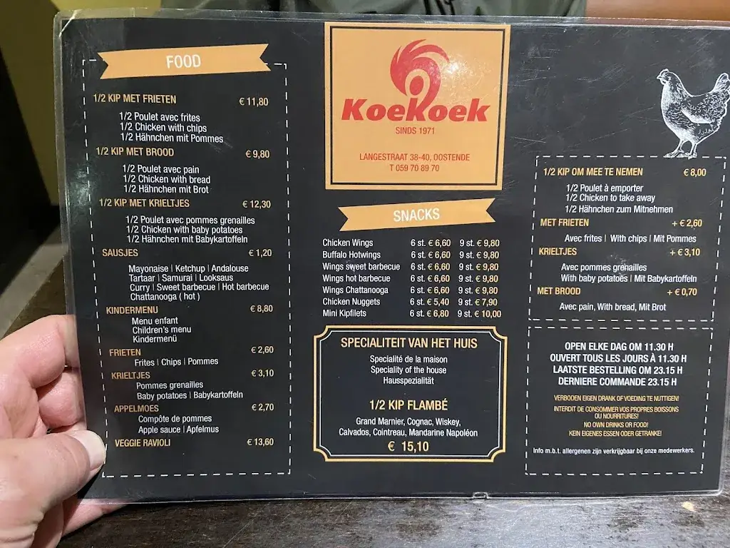Menu_Koekoek Tavern_Oostende_image_2