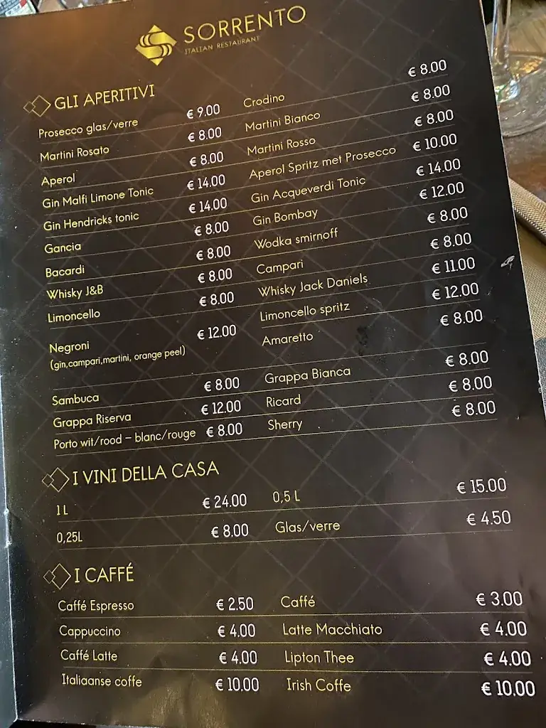 Menu_Sorrento 2 🇮🇹_Oostende_imagen_1