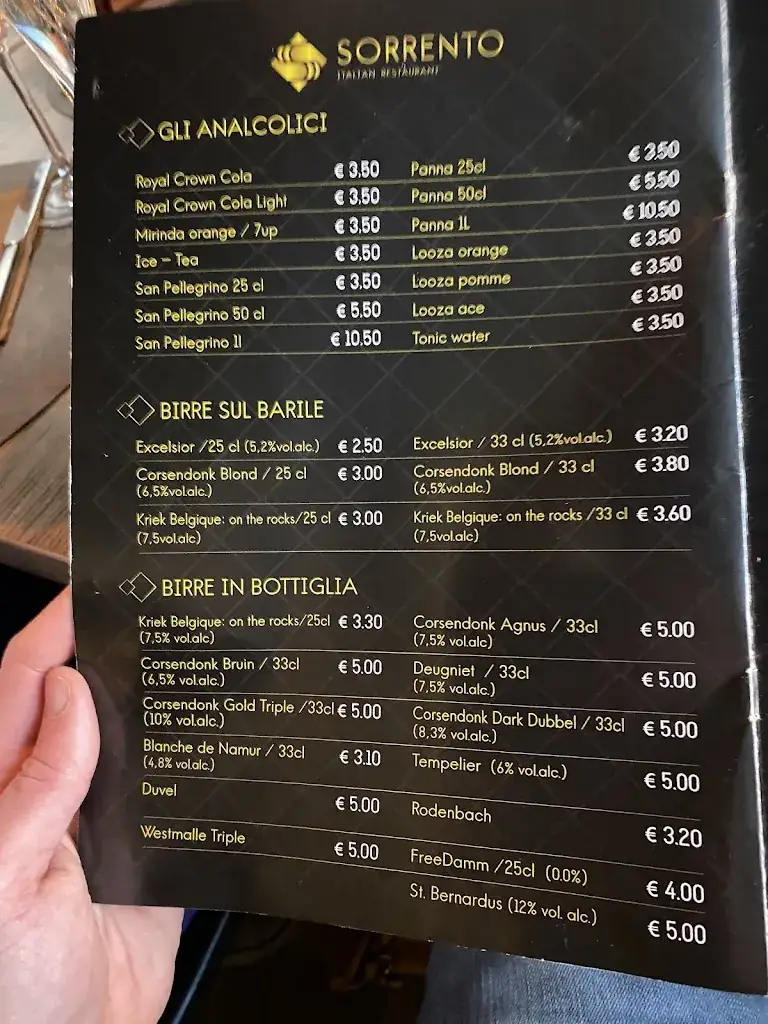Menu_Sorrento 2 🇮🇹_Oostende_imagen_2