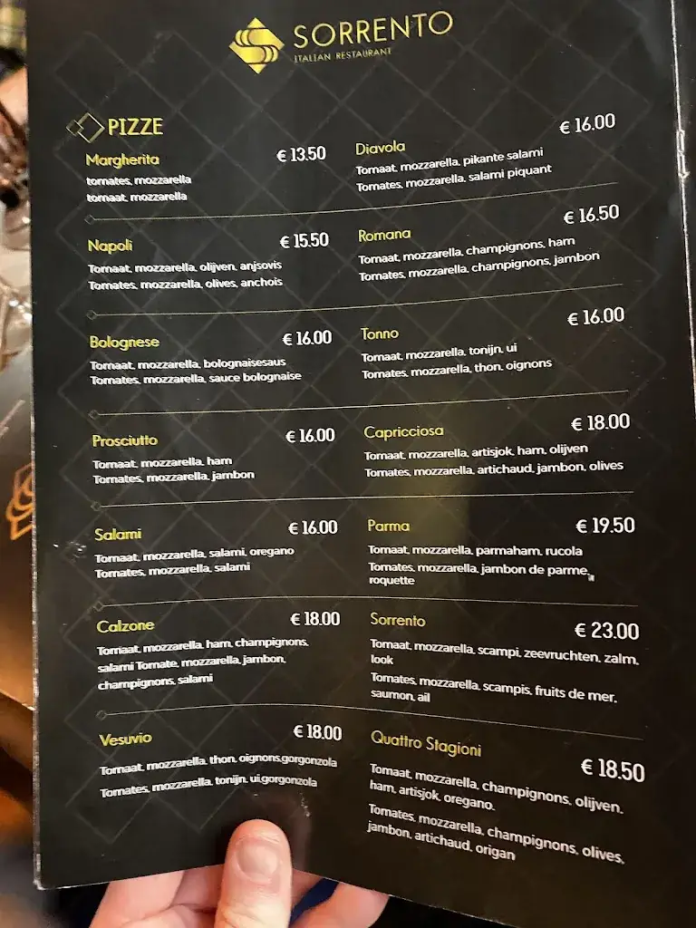 Menu_Sorrento 2 🇮🇹_Oostende_imagen_3