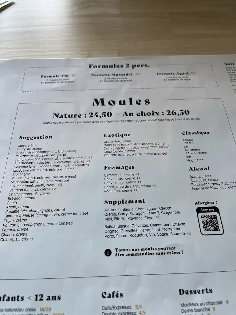 Menü_La Moulinière Oostende_Oostende_Bild_4