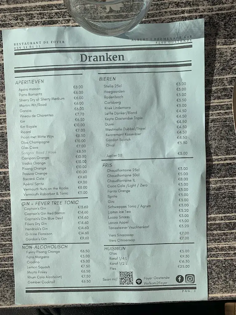 Menu_Le Foyer_Oostende_image_2