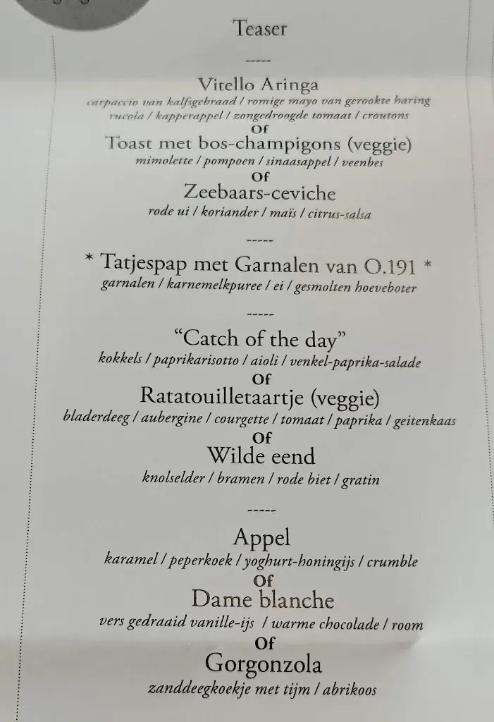 Menu_Bistro Mathilda_Oostende_image_2