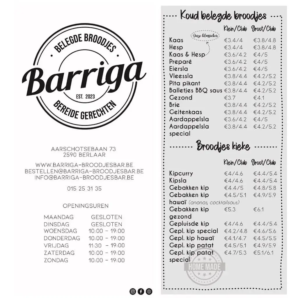 Menü_Barriga Broodjesbar_Berlaar_Bild_4