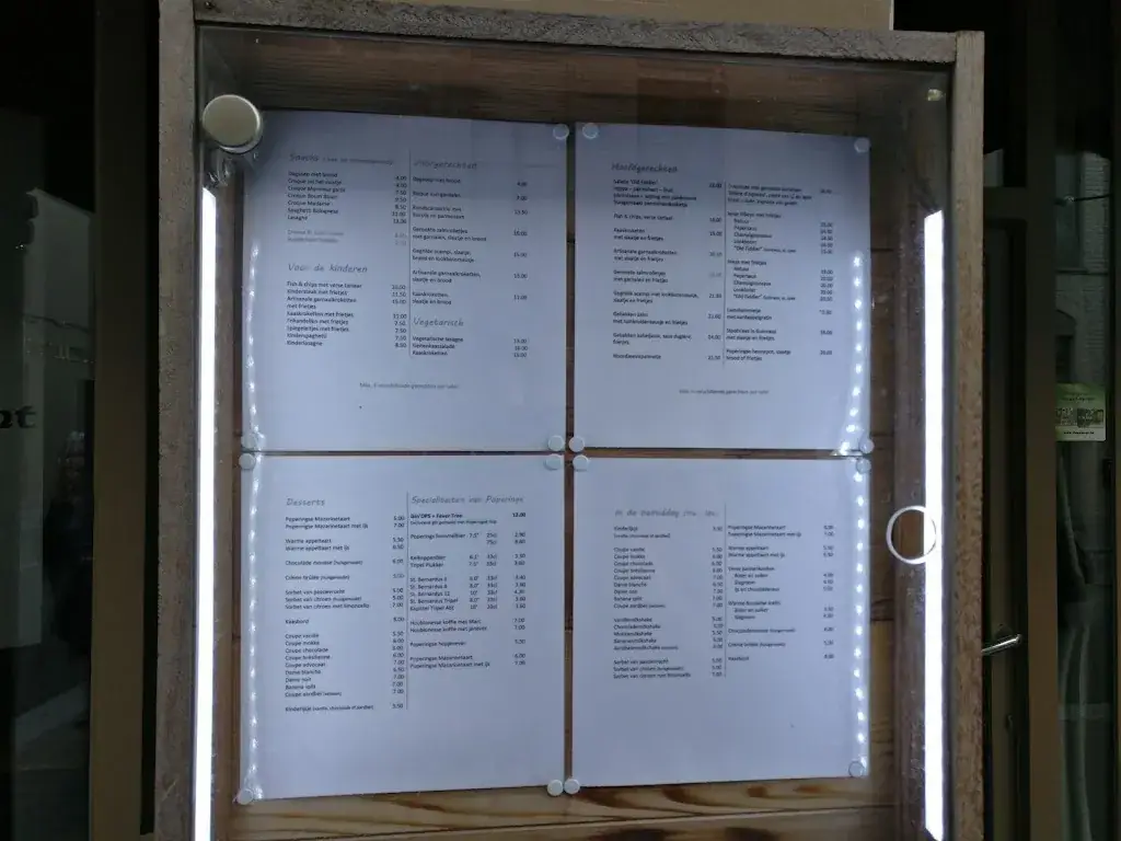 Menu_The Old Fiddler_Poperinge_image_3