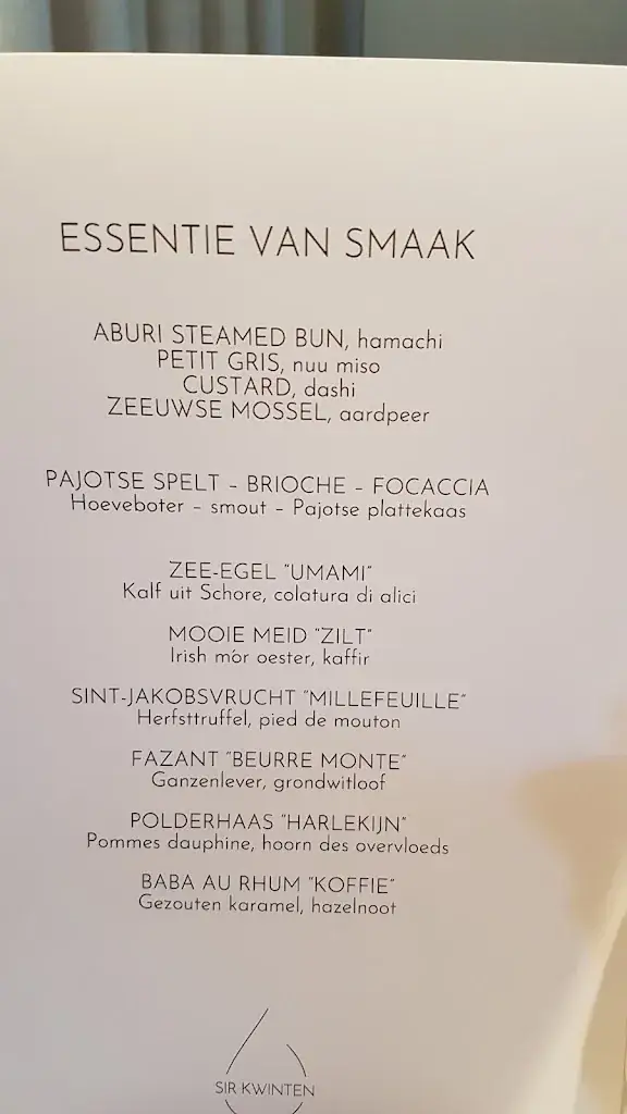 Menü_Sir Kwinten_Lennik_Bild_2