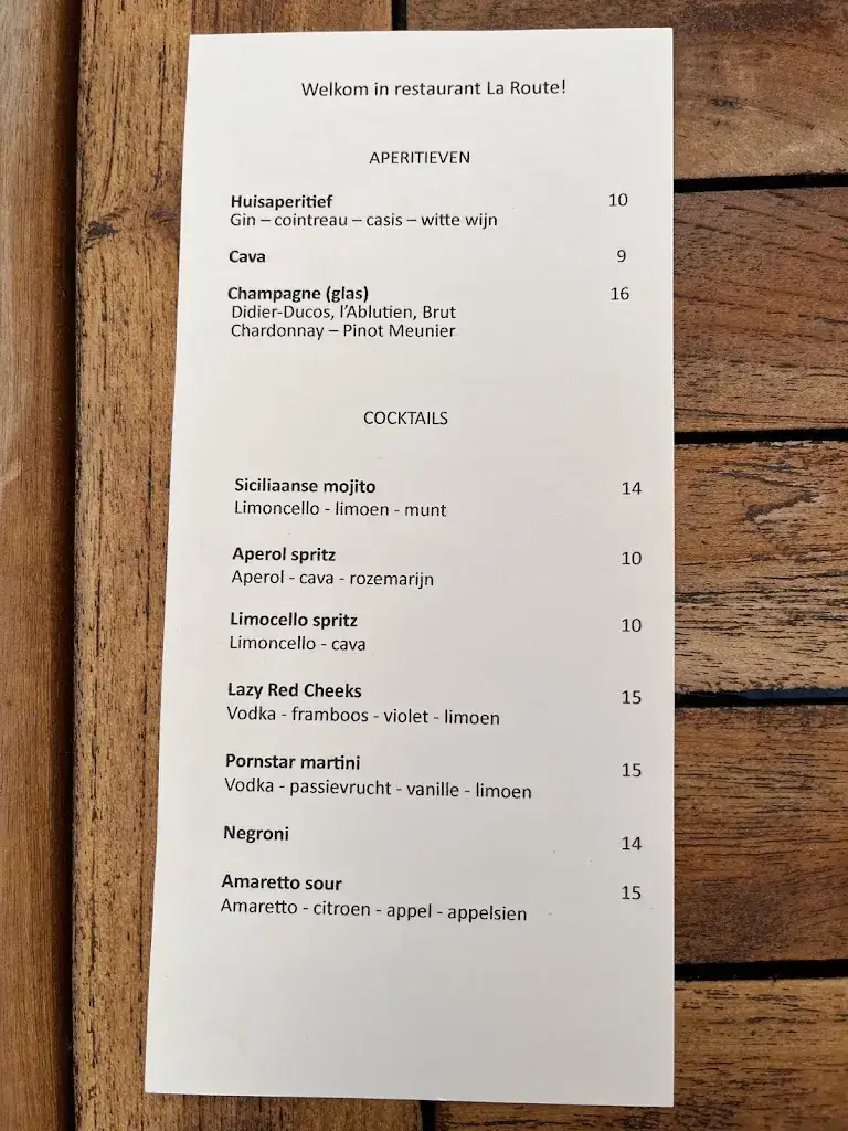 Menu_La Route_Puurs-Sint-Amands_image_3