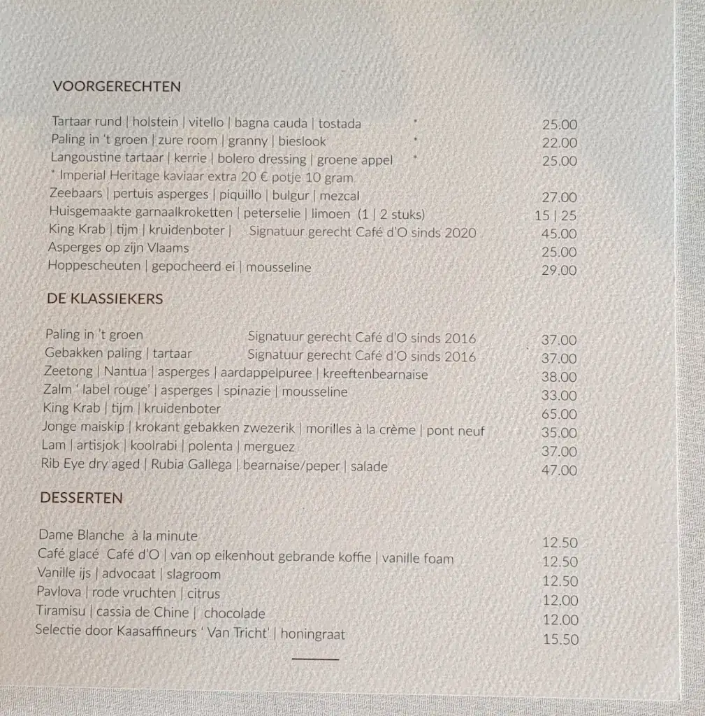 Menu_Restaurant Rollier_Puurs-Sint-Amands_image_1