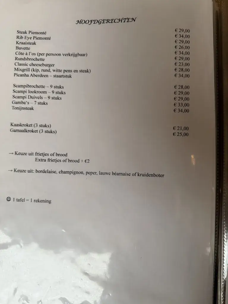 Menu_Bistro Retro Grill_Roeselare_image_1