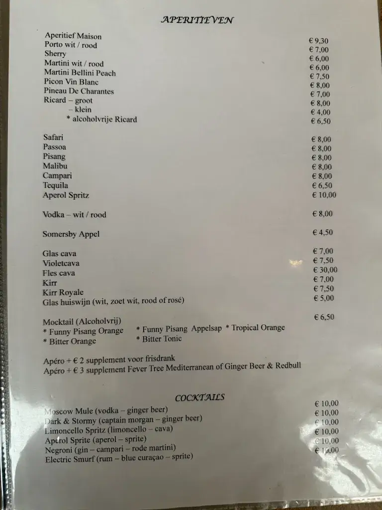 Menu_Bistro Retro Grill_Roeselare_image_2