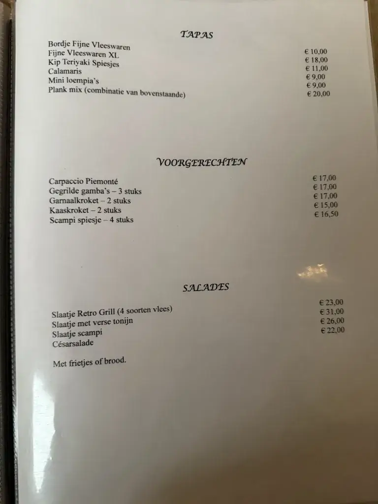 Menu_Bistro Retro Grill_Roeselare_image_3