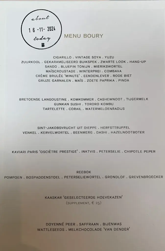 Menu_Boury_Roeselare_imagen_1