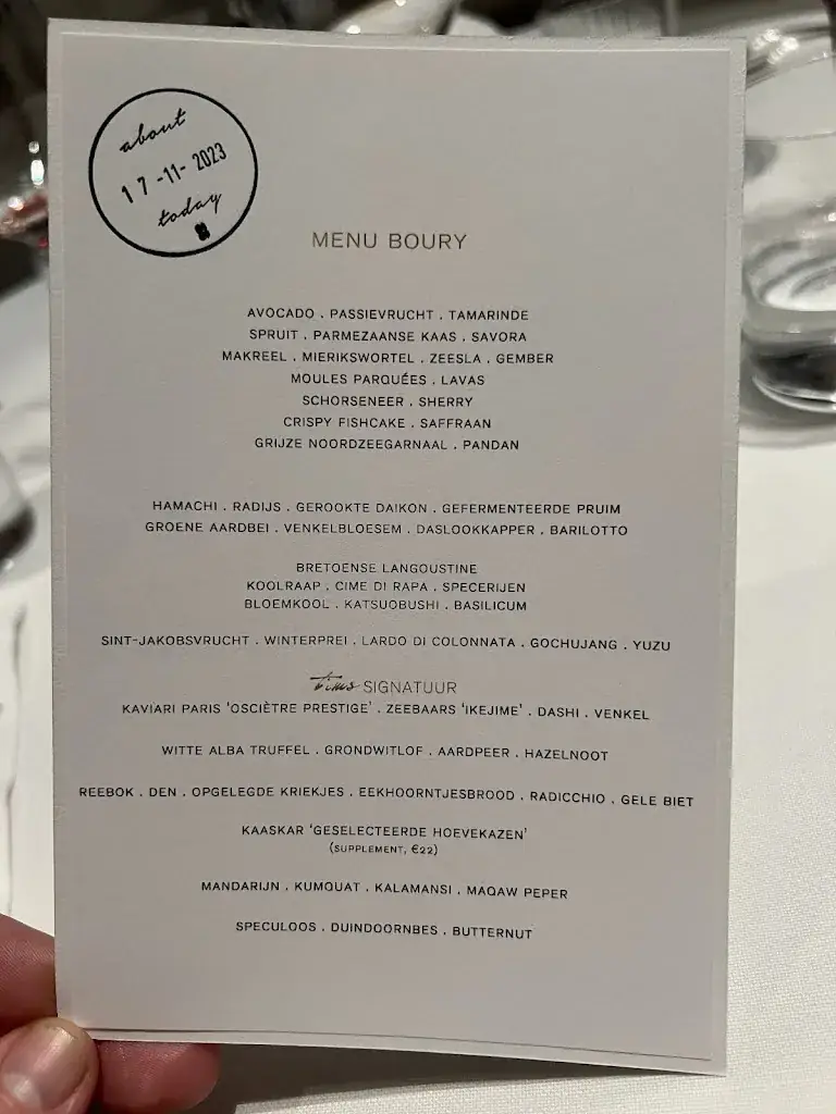 Menu_Boury_Roeselare_imagen_4