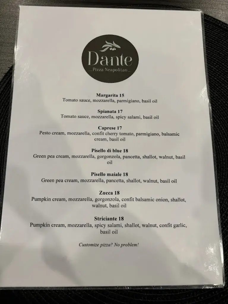 Menu_Dante Pizza Neapolitan_Riemst_image_2