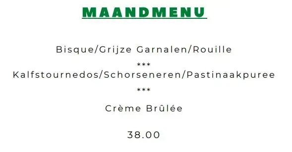 Menü_Restaurant Melograno_Riemst_Bild_2